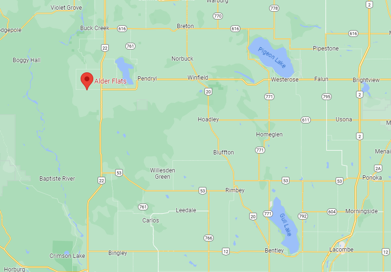 UPDATE Warning downgraded to advisory (Tornado warning for Alder Flats